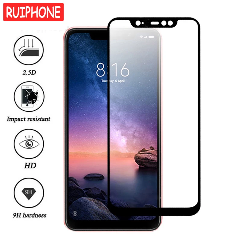 

Закаленное стекло RUIPHONE для Xiaomi Redmi Note 6 Pro 4X 4A 5A 5 Plus, Защитная пленка для экрана Redmi 6A 6 Note 5A 5 Pro