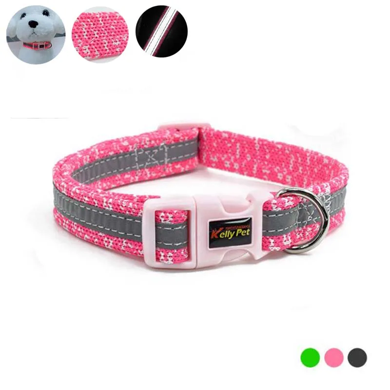 Ошейник для собак персонализированный отражающий ошейники на заказ