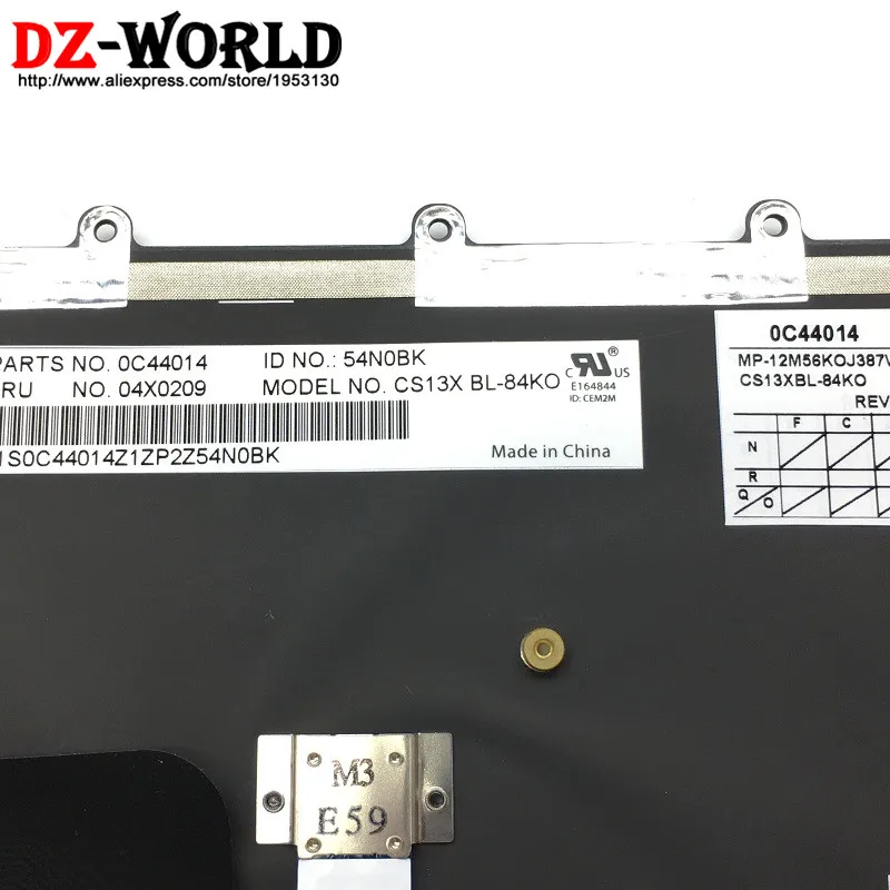 Клавиатура с подсветкой для ноутбука Thinkpad X230S X240 X240S X250 X260 Teclado 04X0209 04X0247 01AV532|lenovo x250