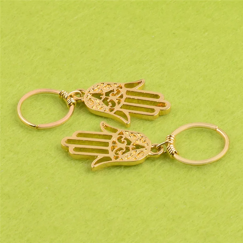 Новое поступление 2018 кольцо крошечная Фатима серьги для пирсинга хрящевой ткани