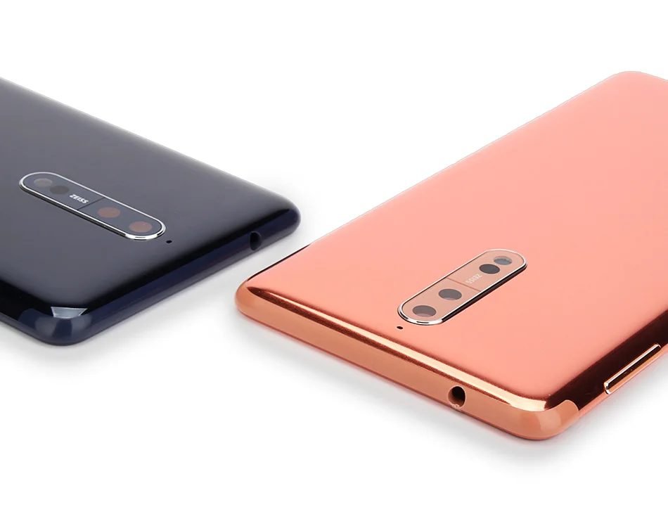 Для Nokia 8 задняя крышка корпуса+ боковые клавиши+ камера Стекло объектив для Nokia 8 крышка батареи Замена запасных частей