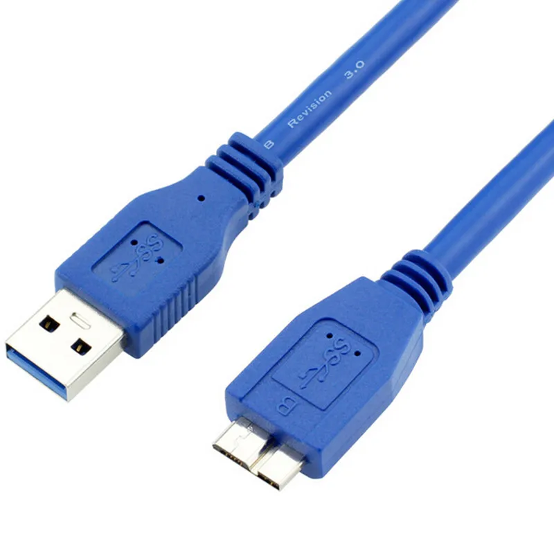 USB 3 0 A Male AM к Micro B USB3.0 кабель в синем цвете м 6 1 8 5 | Компьютеры и офис