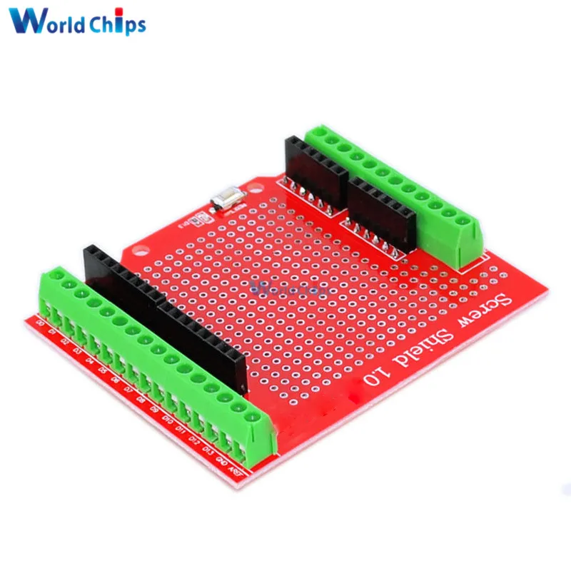 Proto винтовой щит собранный прототип терминальная Плата расширения для Arduino UNO