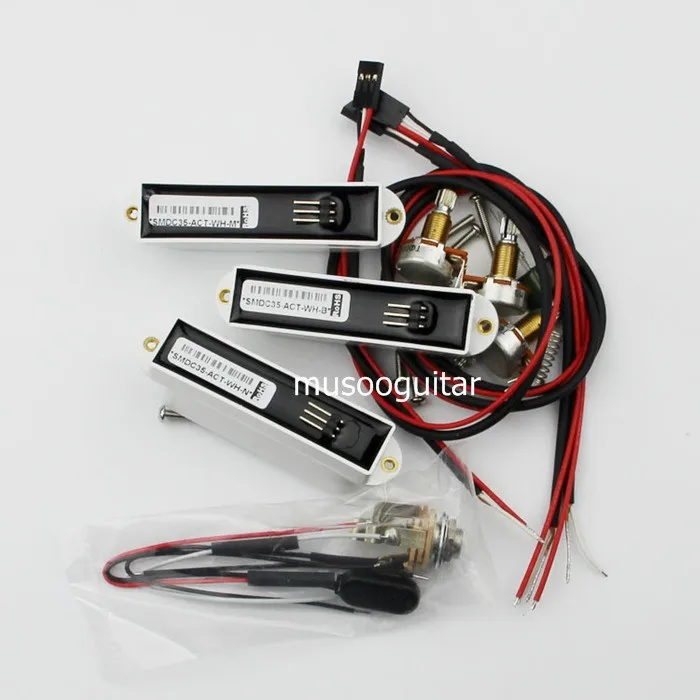 Artec power Одиночная катушка активные звукосниматели с полной установкой проводки