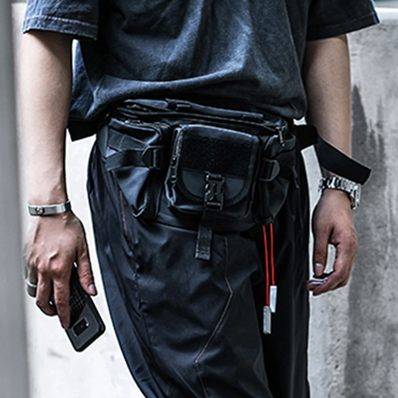 Уличная тактическая поясная сумка функциональная нагрудная Сумочка Мужская на