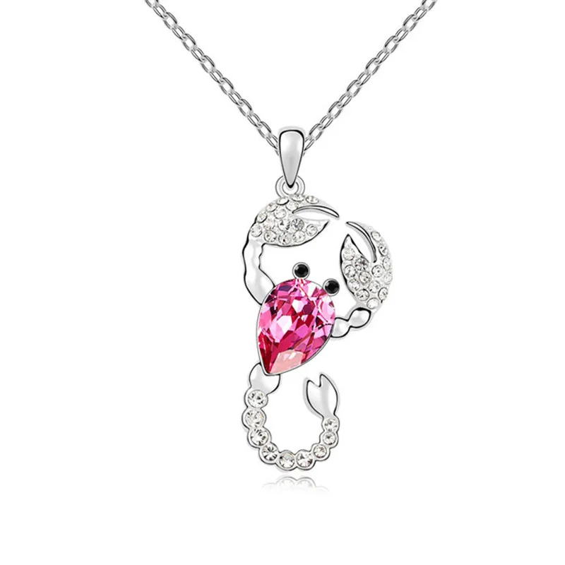 Серия созвездие Скорпион Подвески Кулон Ожерелье Сделано с Swarovski Element