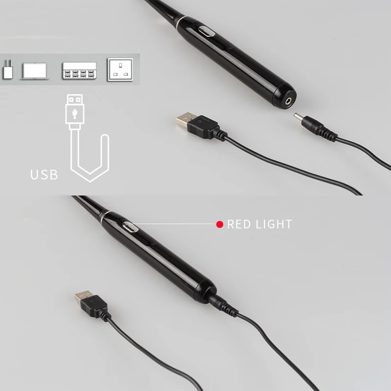 Seago электрическая зубная щетка ультразвуковая USB перезаряжаемая легкая