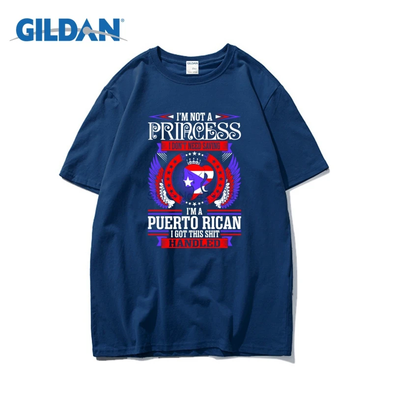 Im Not Princess Puerto Rican T-Shirts 2018 For Man Light Black T Shirts Clothes Custom Tee Shirt Design | Мужская одежда