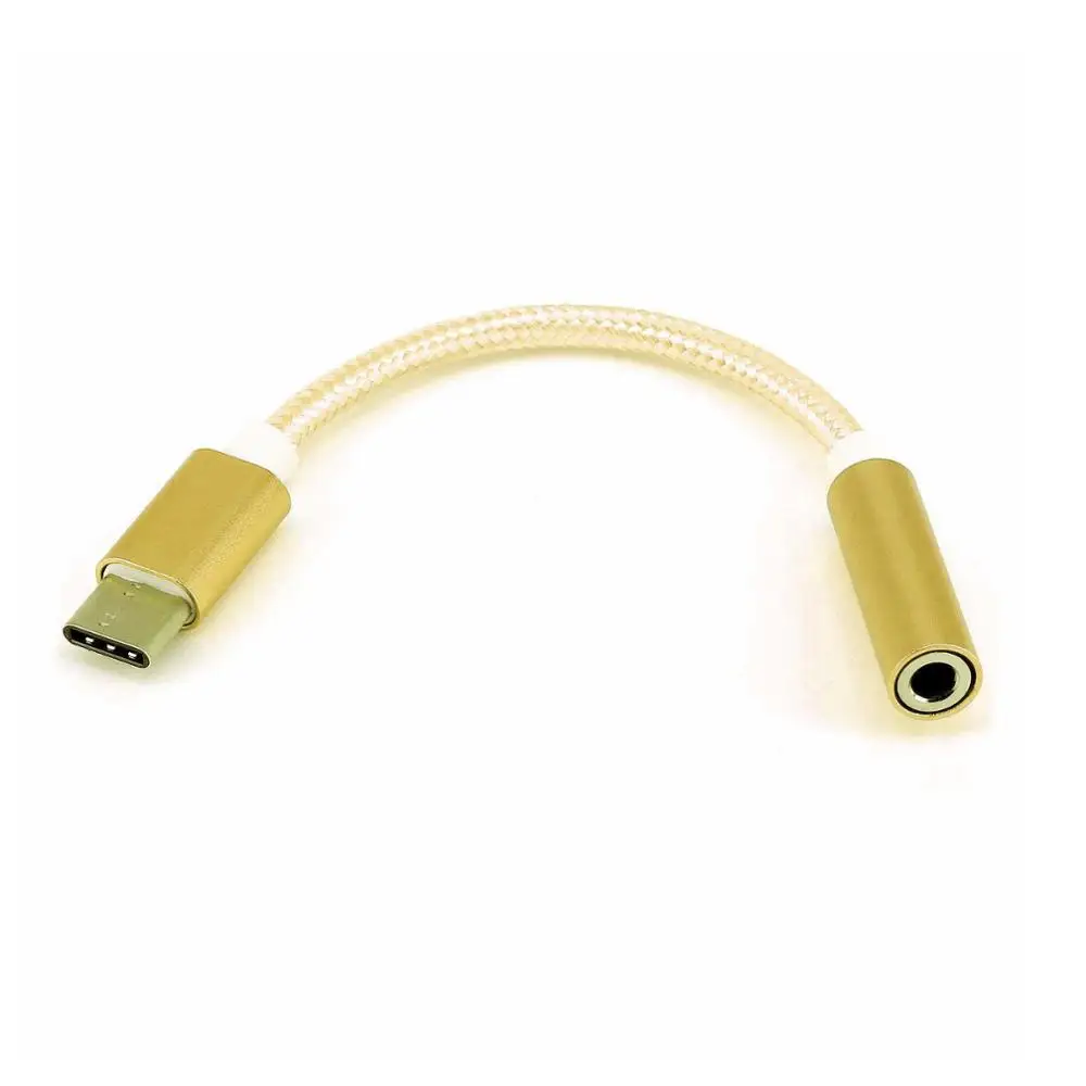Type-C до 3,5 мм кабель для наушников адаптер USB 3,1 type C USB-C штекер 3,5 AUX аудио разъем для смартфонов Xiaomi 6 Mi6 Letv