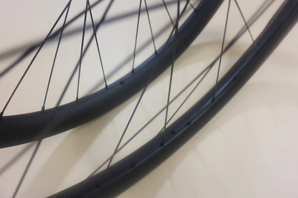 29er бескамерная офсетная ускорительная углеродная колесная пара 35 мм x 28 передняя