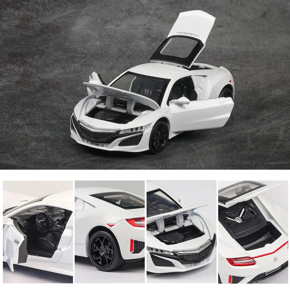 Модель автомобиля Acura NSX из металлического сплава 1:32 со звуком и
