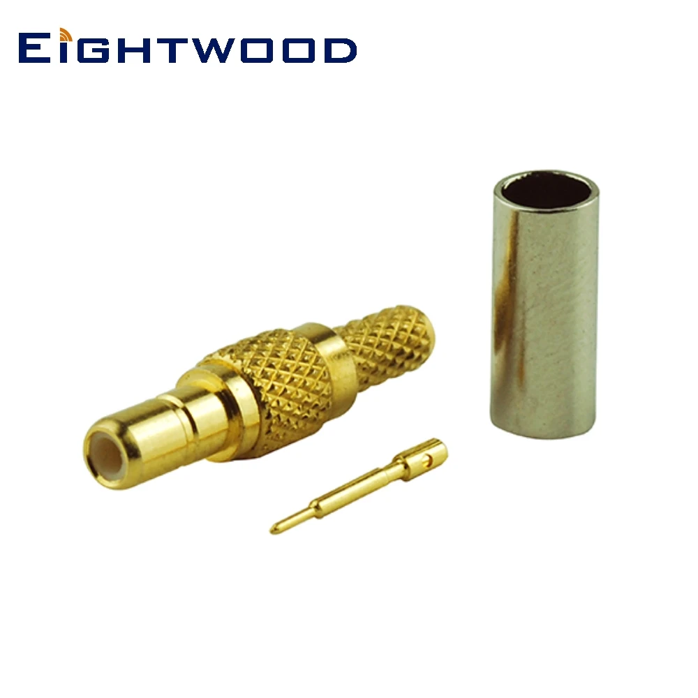 DAB + антенный разъем SSMB Jack Male RF Coax адаптер прямой обжимный кабель для LMR 100 RG174 RG316 5