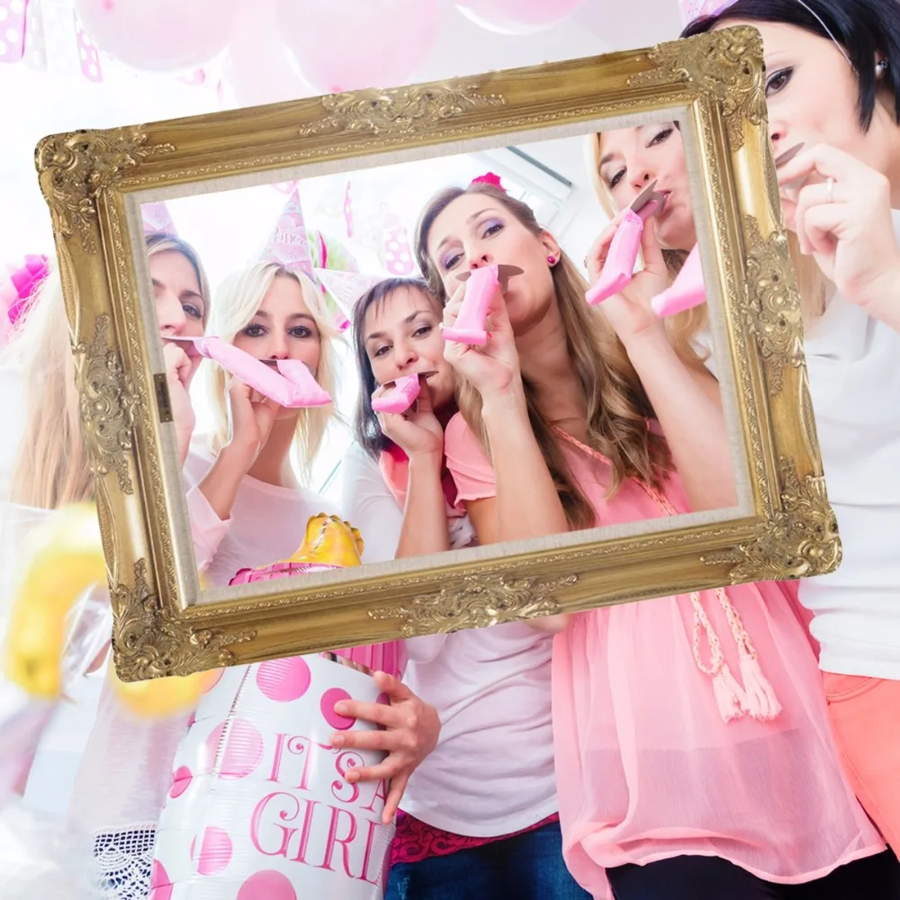 FENGRISE бумажная фоторамка реквизит для кабины свадебные сувениры украшение на