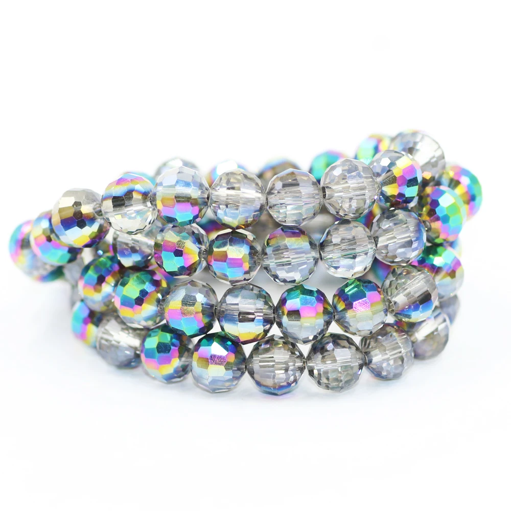 Бусины с разнообразным покрытием 70 шт./лот 8 мм|beads loose|beads for diycrystal glass beads |