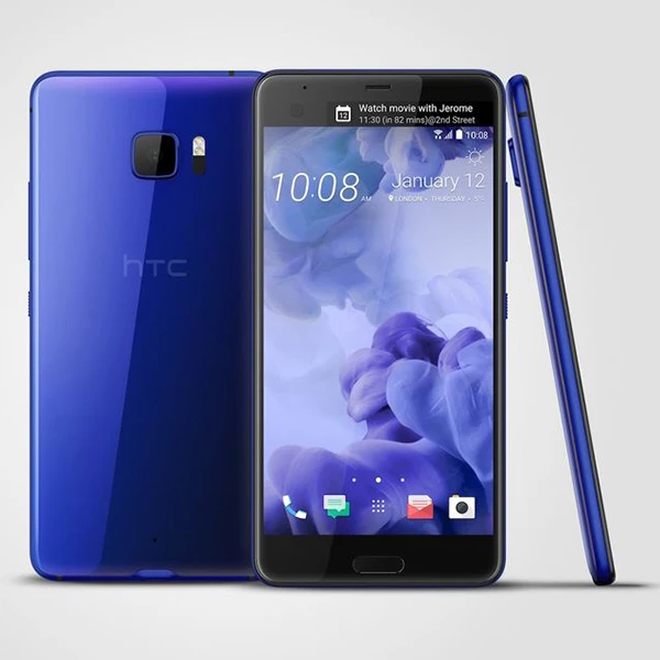 Горячая Распродажа, мобильный телефон htc U Ultra LTE, две sim-карты, 4 ГБ, 64 ГБ, четырехъядерный процессор Snapdragon821, 5,7 дюймов, смартфон на Android 2560x1440px DualView - Цвет: 4GB 64GB Blue