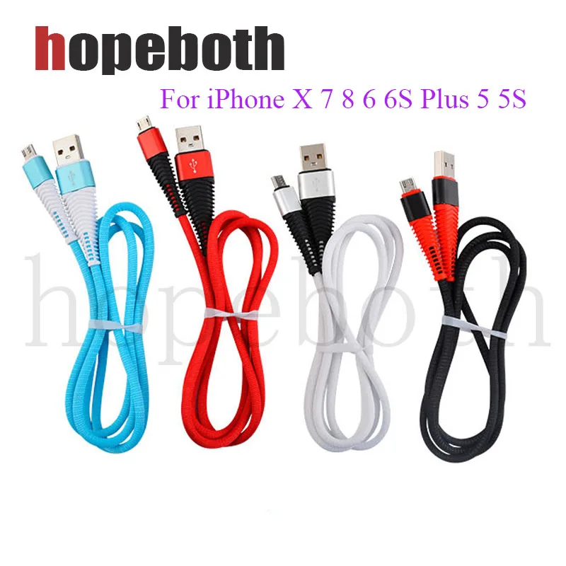 50 шт./лот USB кабель для iPhone 1 м 3 фута 2 а зарядное устройство зарядный X 8 7 6 5 iPad