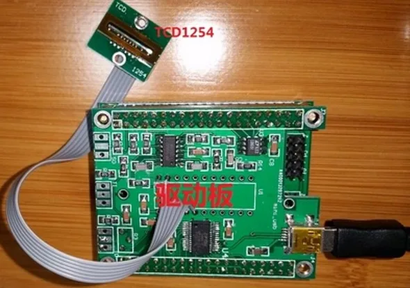 

USB Linear Array CCD (TCD1254,70 Frame / Sec Frame Rate, Integral Time 10us-1ms Adjustable)