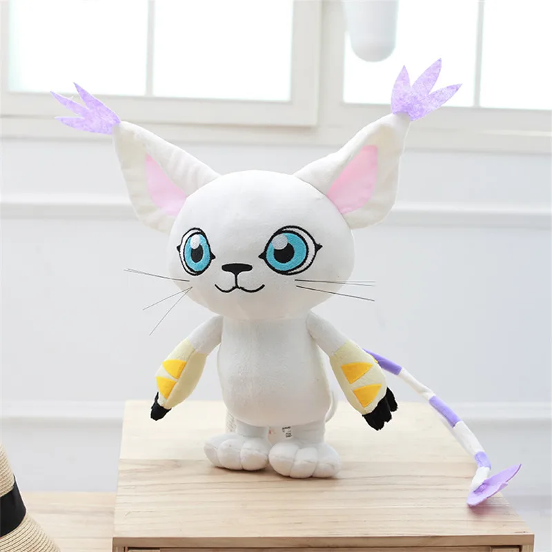 45 см аниме Digimon monster Хвостовая плюшевая кукла цифровая фигурка монстра Yagami Hikari плюшевая игрушка для питомца высококачественные игрушки для подарков