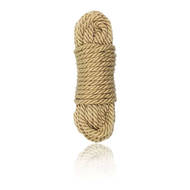 10M Sex Slave Bondage Rope Hemp rope Knitted BDSM Restraint Toys For Couple Women Man Exotic Roleplay 5M |