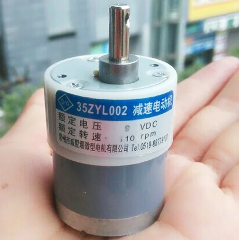 Высокое качество 35ZYL002 9V DC 110 RPM Мотор редуктор универсальный