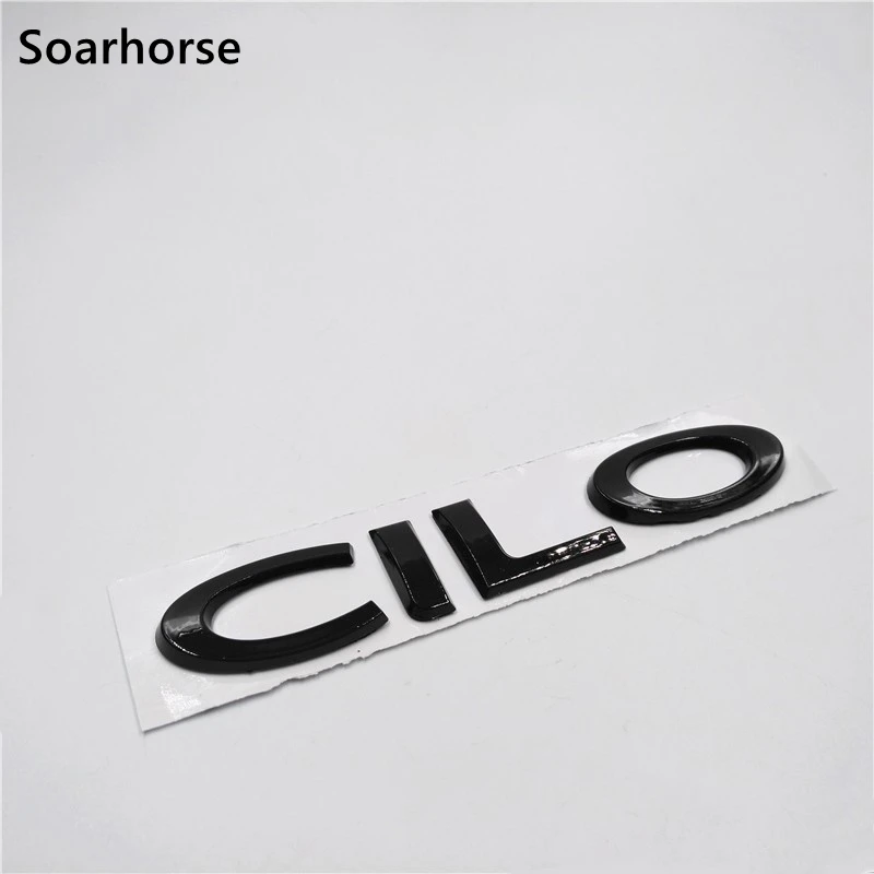 Soarhorse Автомобильная Задняя эмблема для Renaut Clio 3D буквы логотип багажника Наклейка с именной табличкой