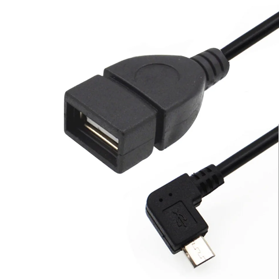 Perlinta Micro USB к OTG адаптер 90 градусов папа USB2.0 Женский кабель для Samsung Xiaomi LG Huawei|usb male