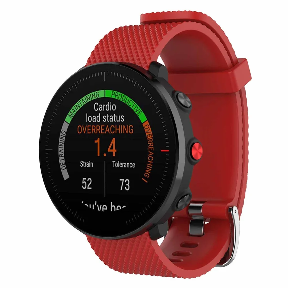 Регулируемая мягкая силиконовая лента унисекс ремешок для умных часов браслет