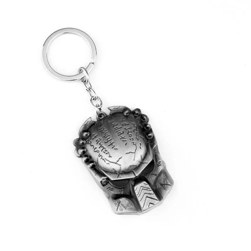 silver Alien Predator брелок маска AVP брелоки для сумок автомобильные ключевые ювелирные изделия chaviro - Цвет: silver