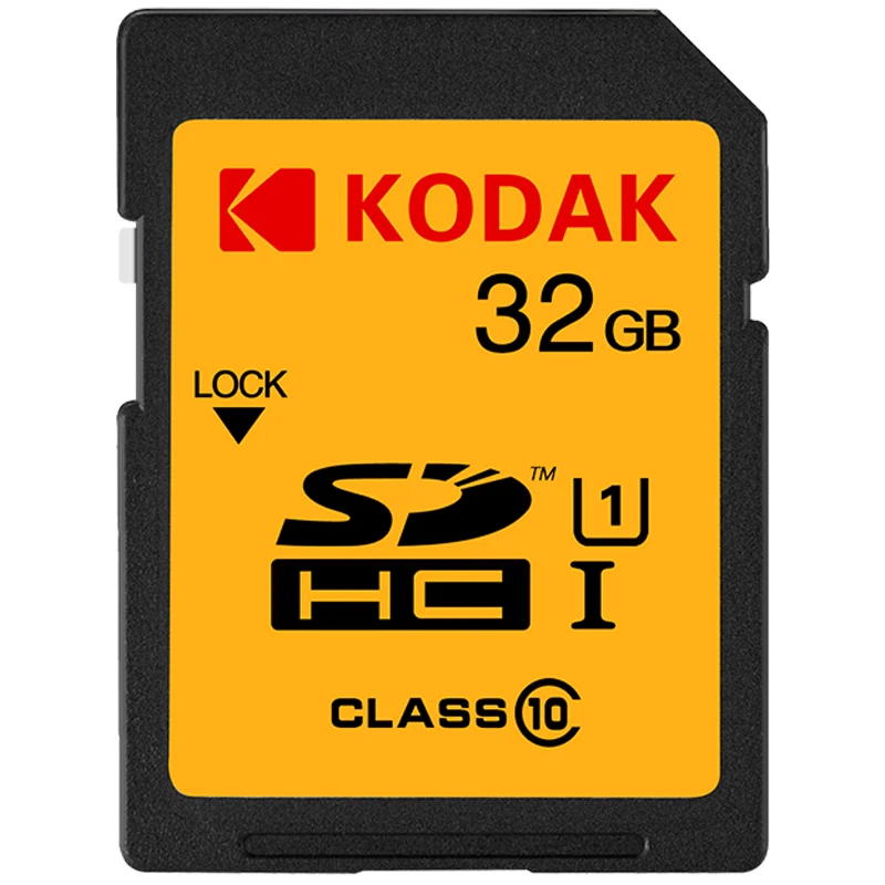 32GB U1 Sd-карта Kodak 64 Гб карта памяти 128 ГБ SDXC U3 V30 carte sd для sony Canon Nikon micro SLR цифровая камера cartao de memoria - Емкость: 32GB U1