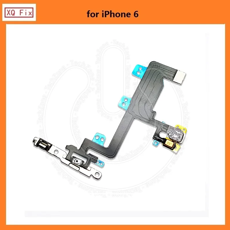 5 шт. кнопки регулировки громкости с кронштейнами для iPhone 6 6s 7 8 Plus X|Шлейфы