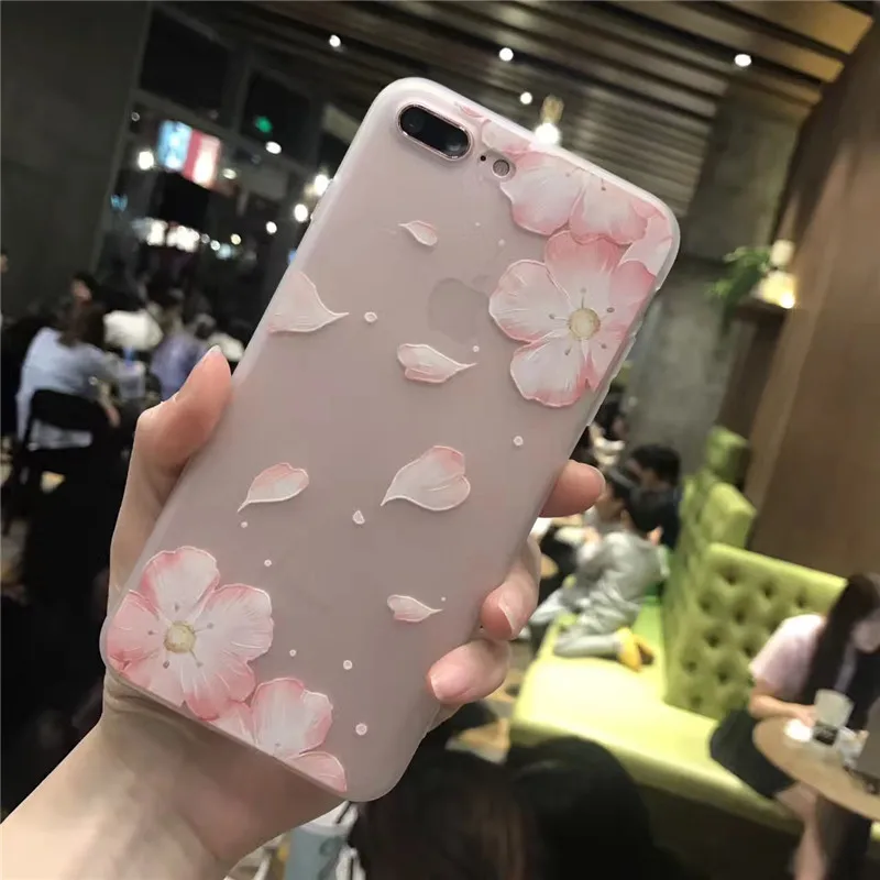 Ricestate цветочный силиконовый чехол для телефона iPhone 6 7 8 Plus X XS XR MAX цветы и животные