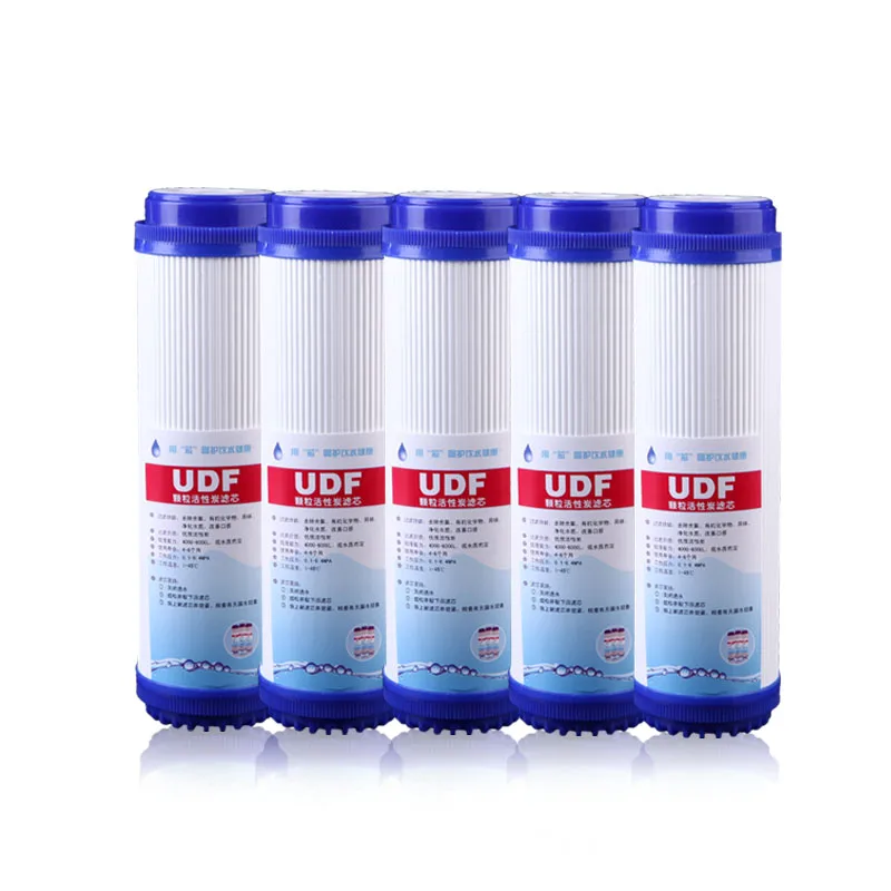 

5Pcs 10 Inch Granular Activated Carbon Block Water Filter Cartridge Replacement