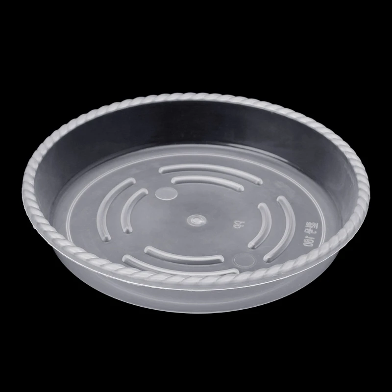 Новинка 2018 Пластиковый садовый цветочный горшок блюдце для растений поднос воды