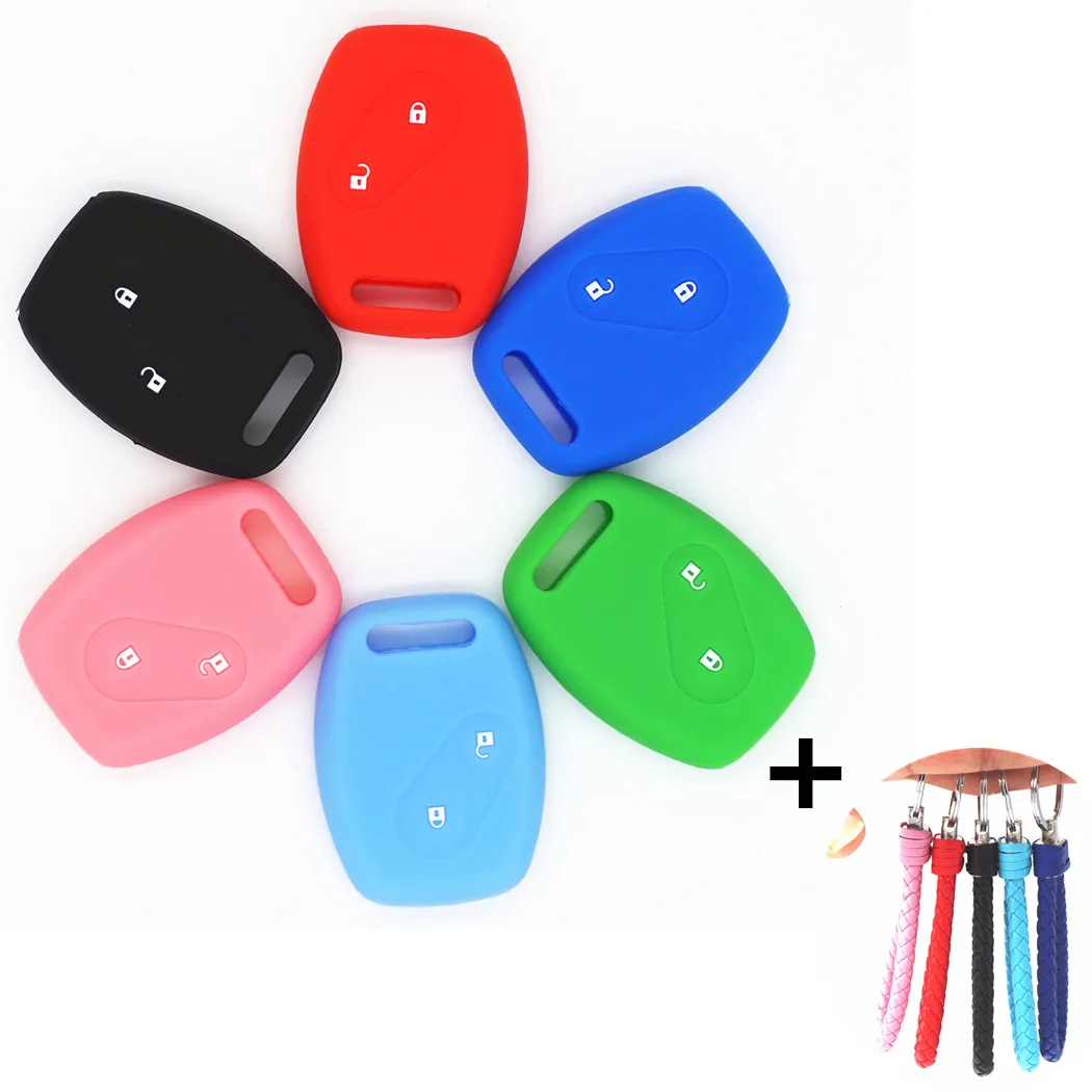 WFMJ чехол для ключа с дистанционным управлением цепочкой Honda Civic Accord Ridgeline pilot Fit CRV