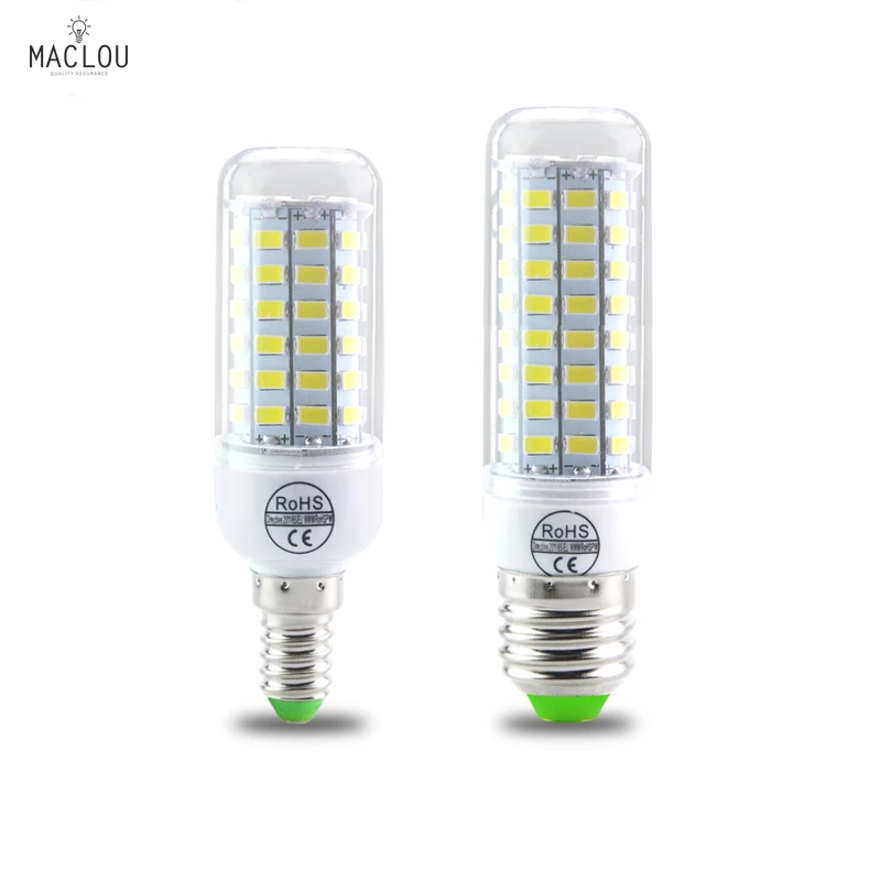 Светодиодный светильник для кукурузы E14 Bombilla светодиодный E27 SMD5730 220V Ampoule Lampada
