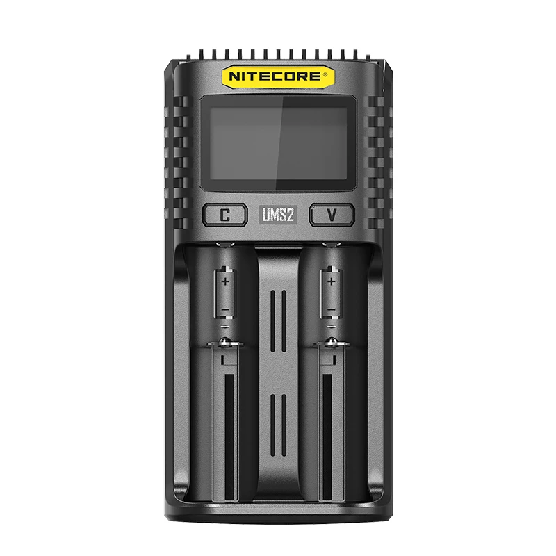 Умное зарядное устройство NITECOR UMS2 C4 VC4 с ЖК-дисплеем для аккумуляторов