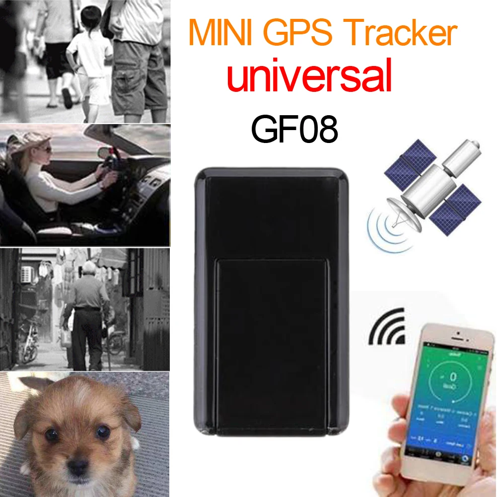 Мини-трекер в реальном времени GF-08 автомобиля GSM gps для трекера локатора слежения автомобиля