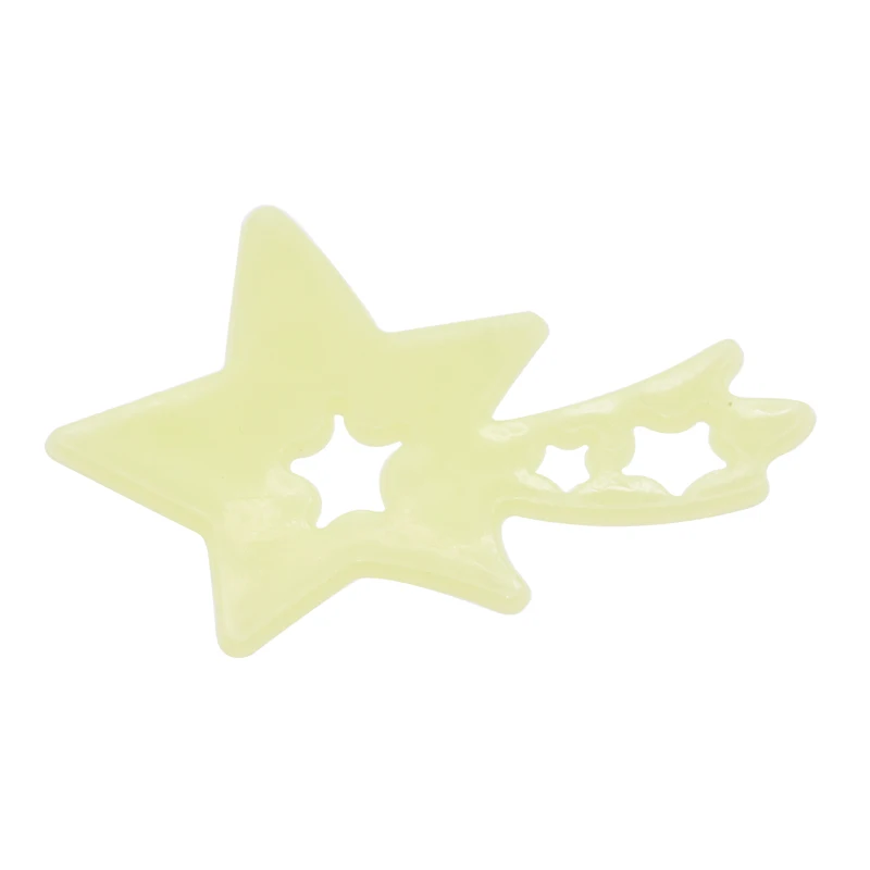 3D светящиеся настенные наклейки в виде звезд/Луны милые флуоресцентные