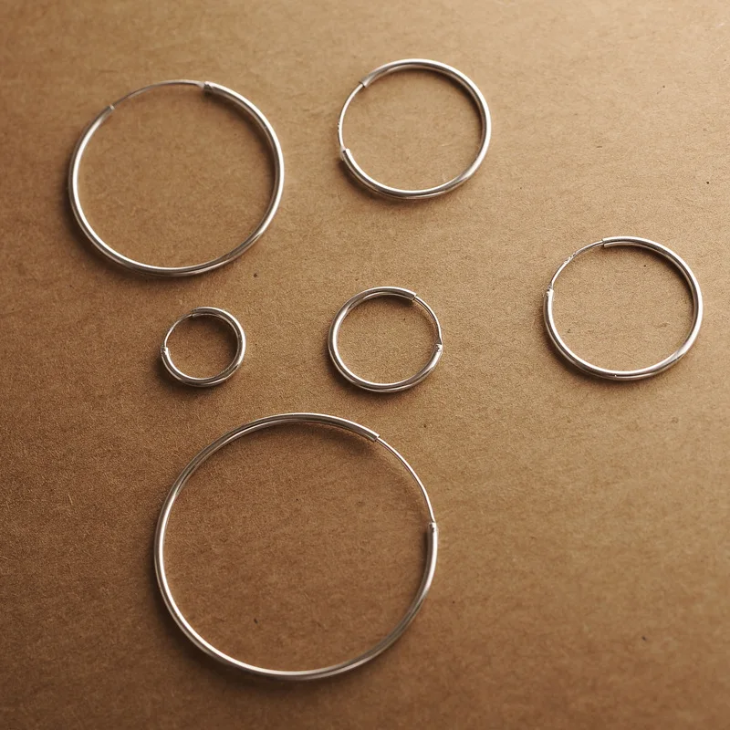 Серьги женские и мужские из серебра 925 пробы в Корейском стиле | Украшения