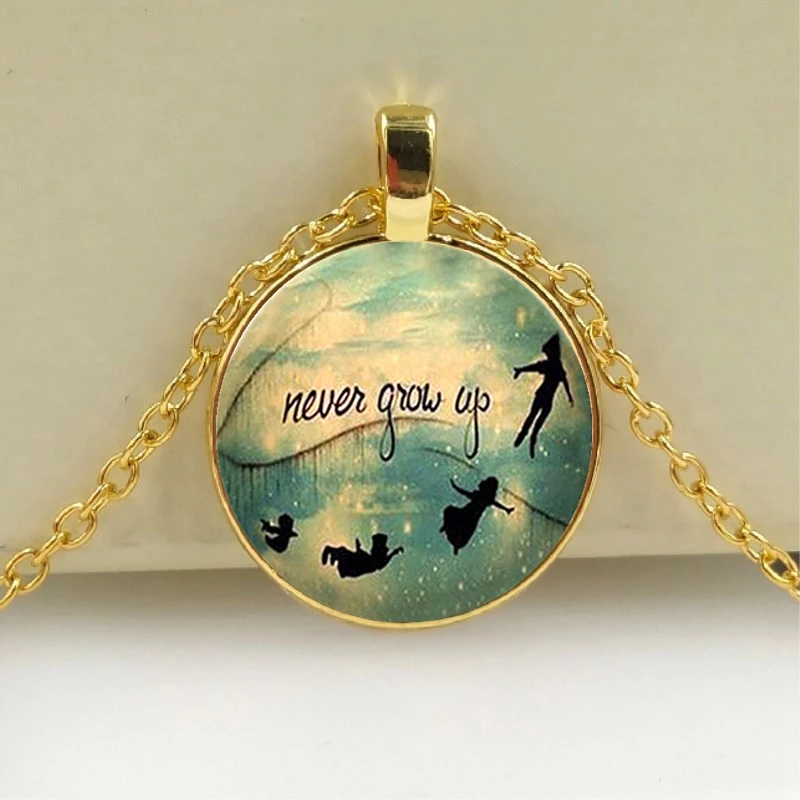 Таинственное ожерелье Neverland ювелирные изделия Питер Пэн никогда не растет