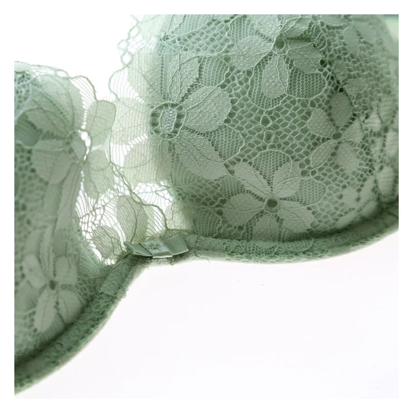 Комплект женского кружевного нижнего белья с чашками пуш-ап | Женская одежда