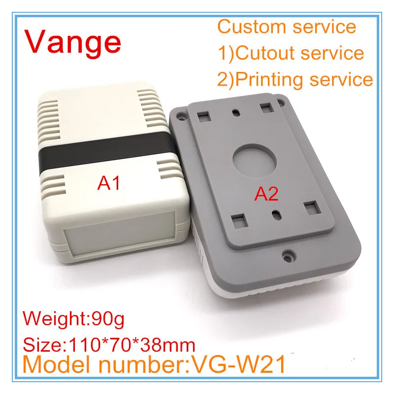 1pcs/lot electronics enclosure project box 110*70*38mm ABS case plastic junction apparatus for router transducer product | Обустройство