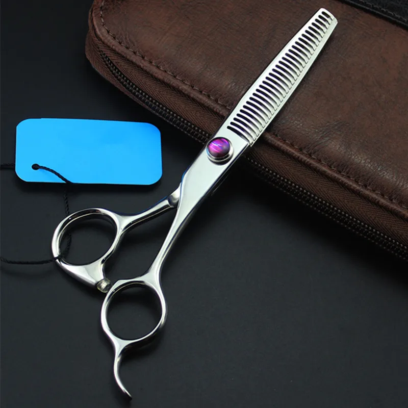 

Professional japan 440c 6 inch Curved ax Teeth hair scissors barber cut hair salon Scissor thinning shears hairdressing scissors