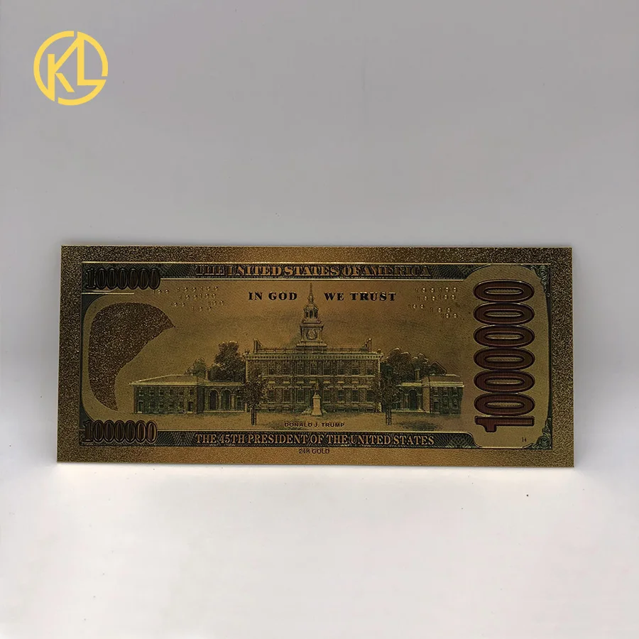 1 шт долларовая Золотая банкнота, 1,2, 5,10, 20,50, 100, 500,1000, 5000,10000, 100000,1 миллионов долларов США, 1 млрд с принтом в виде Человека-паука, Иисус счетная