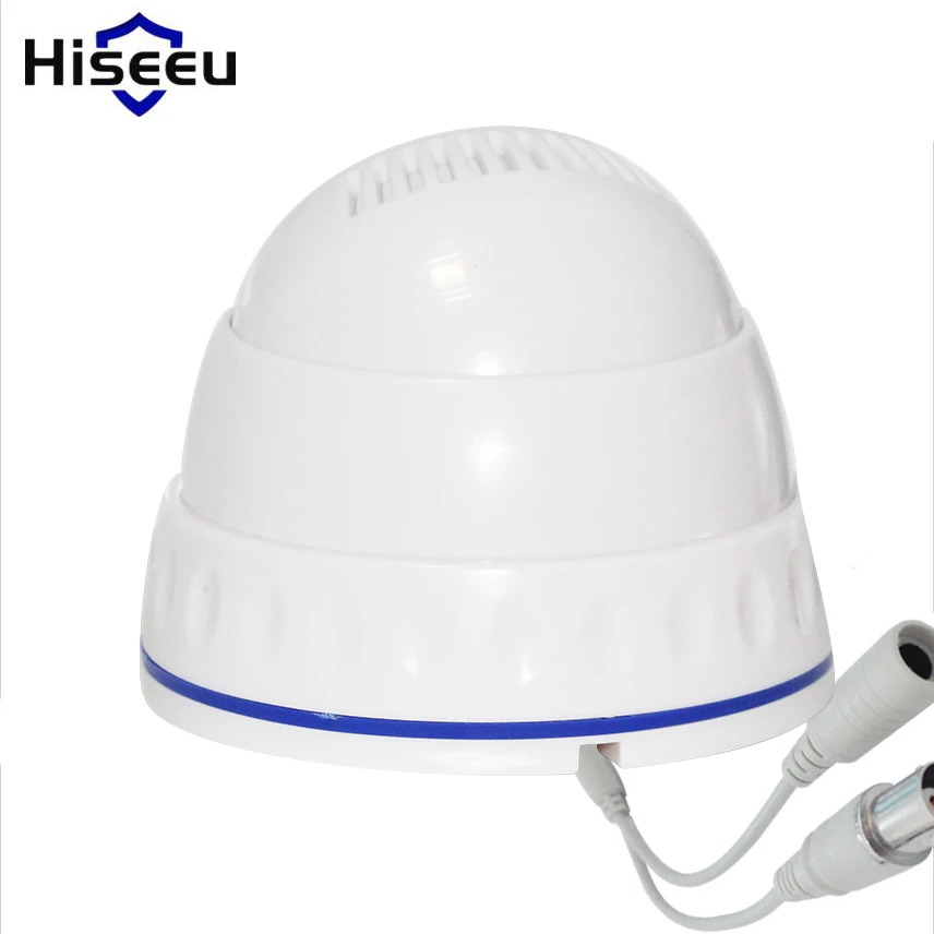 Купольная мини камера видеонаблюдения Hiseeu AHDH 1080P домашняя инфракрасная ночного