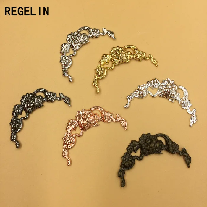 REGELIN винтажные медные Подвески в форме цветка 20 шт./лот для самостоятельного
