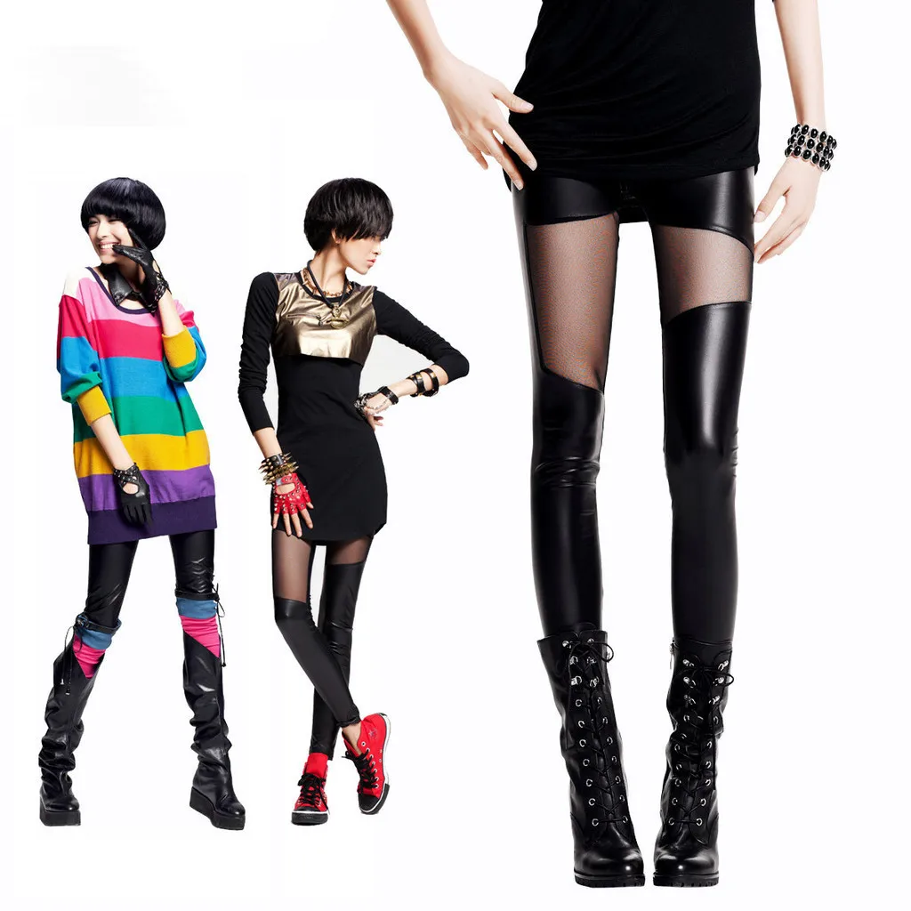 

Hot Sales Fashion Women's Stockings Beauty Skinny Sexy Women Tights Leg Warters Attractive High Thin Leather Stocking