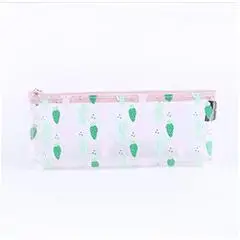 H Карандаш кактус чехол прозрачный estuche escolar Kawaii чехол для карандашей trousse scolaire stylo пенал школьные принадлежности чехол для ручек - Цвет: H