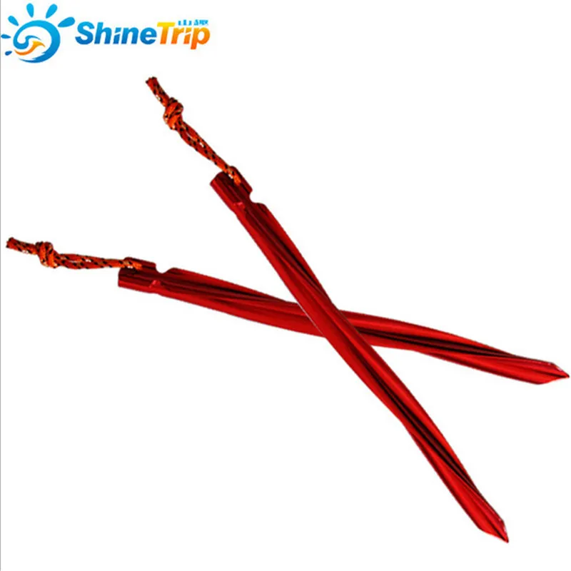10 шт. треугольные гвозди из алюминиевого сплава 25 см|tent rope|stake tent |