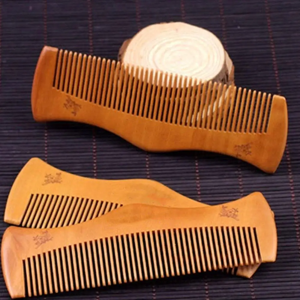 Антистатическая карманная расческа ручной работы деревянная для волос